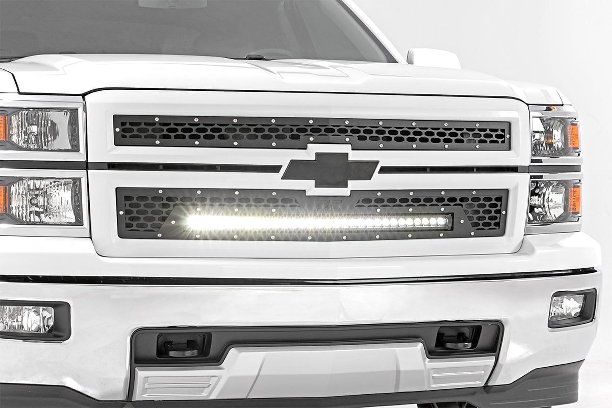 Chevrolet Silverado 1500 Mesh Grille - Rough Country - 30